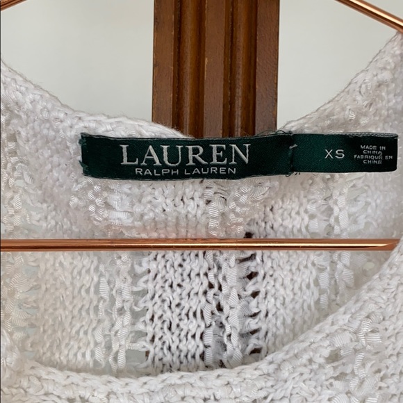 Ralph Lauren LAUREN White Sweater. - Picture 3 of 3
